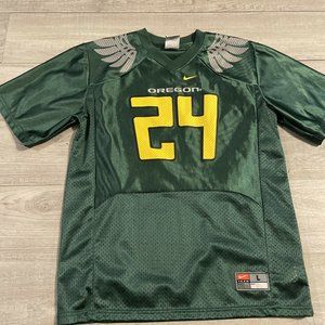 Nike Team Oregon Ducks Football Jersey #24 Green Youth Large Kenjon Barner